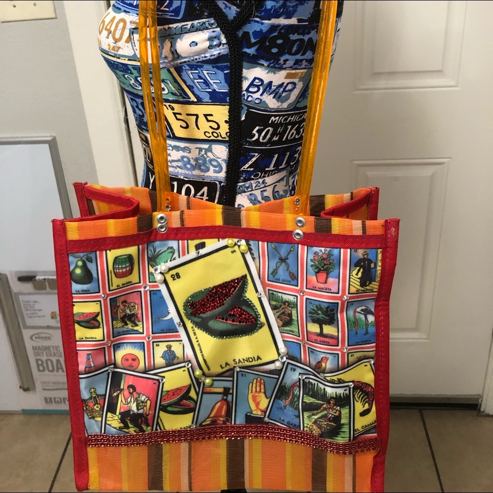 Mexican Lotery mash Bag